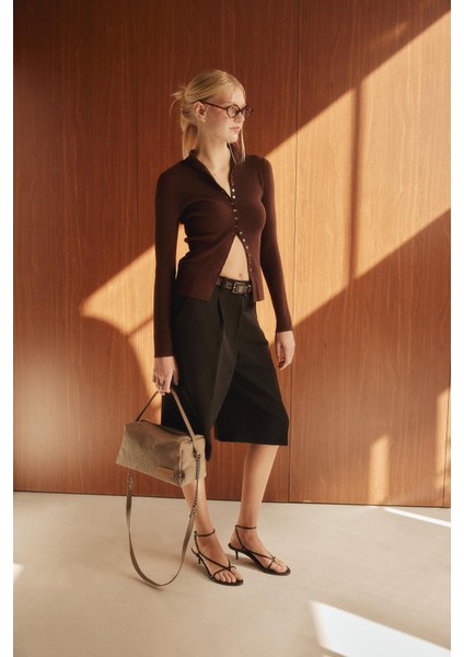 Huge Sanre Small Bag Brown modelleri