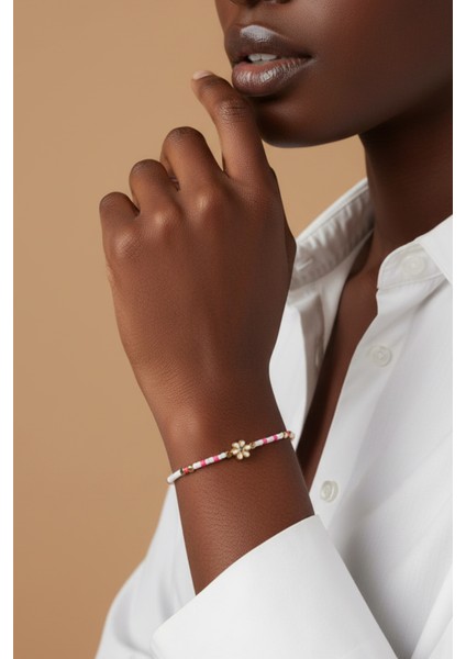 Papatya Figürlü Hediye Miyuki Bileklik fiyatları