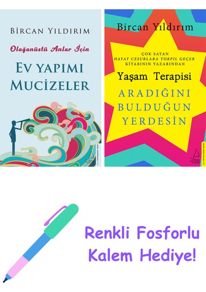Bircan Yıldırım 2 Kitap Seti + Fosforlu Kalem Hediye