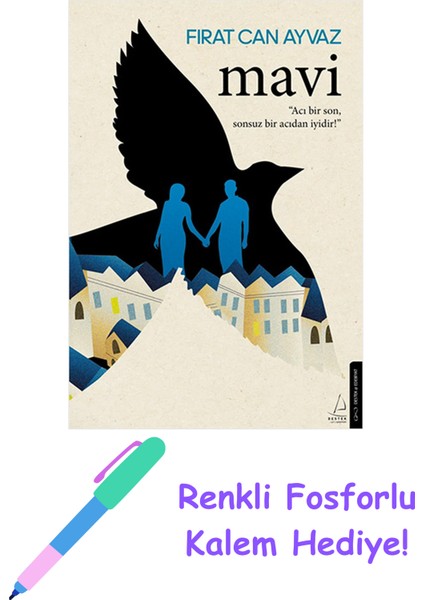 Mavi + Fosforlu Kalem Hediye
