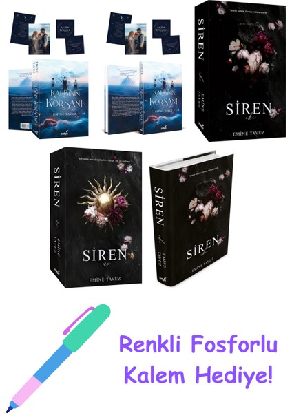 Emine Tavuz 5 Kitap Seti + Fosforlu Kalem Hediye