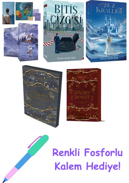 Sena Nur Işık 5 Kitap Seti + Fosforlu Kalem Hediye
