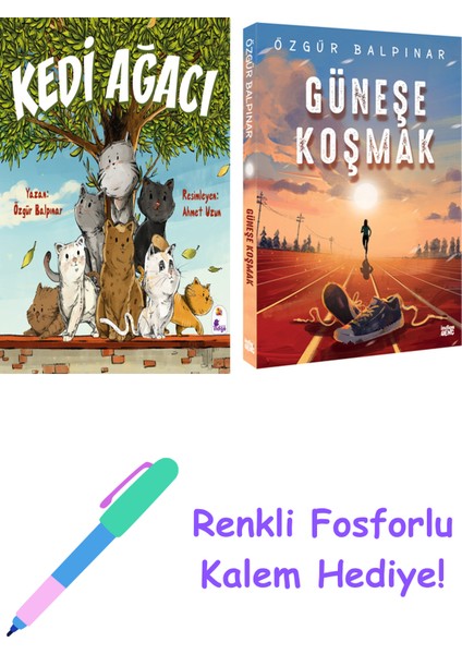 Özgür Balpınar 2 Kitap Seti + Fosforlu Kalem Hediye
