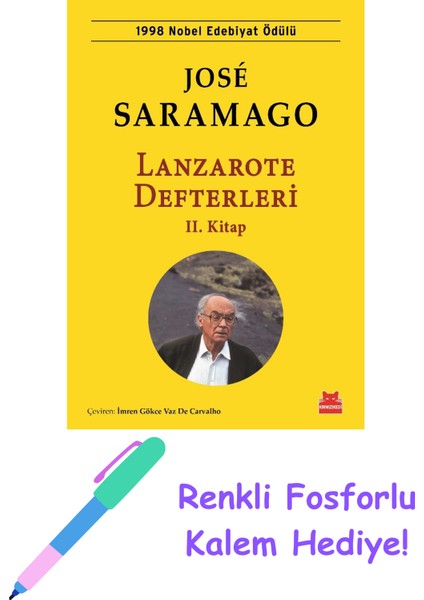 Lanzarote Defterleri 2 + Fosforlu Kalem Hediye