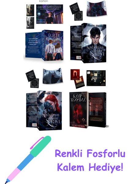 Dilara Keskin 4 Kitap Seti + Fosforlu Kalem Hediye