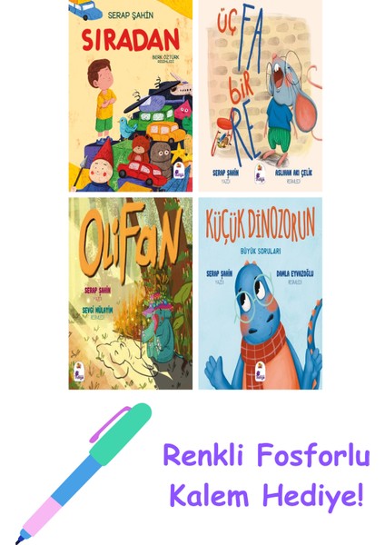 Serap Şahin 4 Kitap Seti + Fosforlu Kalem Hediye