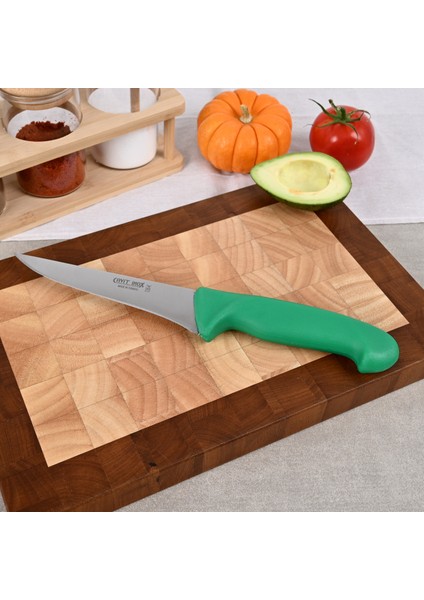 Yeşil Saplı 5’li Renkli Bıçak Seti