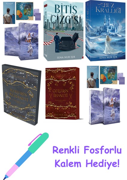 Sena Nur Işık 6 Kitap Seti + Fosforlu Kalem Hediye
