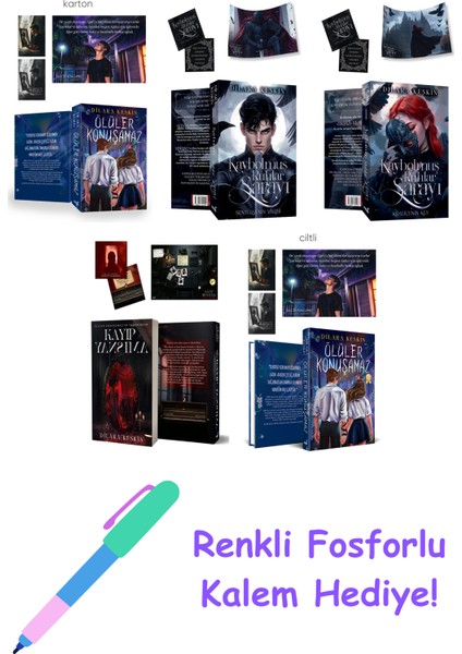 Dilara Keskin 5 Kitap Seti + Fosforlu Kalem Hediye