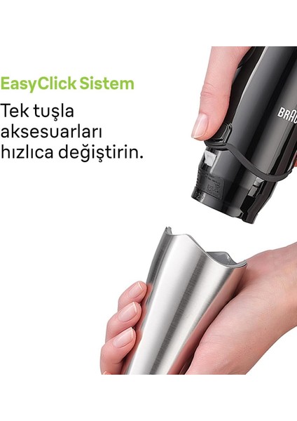 Multiquick 7 Mq 7075X El Blenderi, Activeblade Teknolojisine Sahip Çıkarılabilir Paslanmaz Çel fırsatları