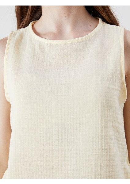 Yeni Sezon Bisiklet Yaka Müslin Bluz modelleri