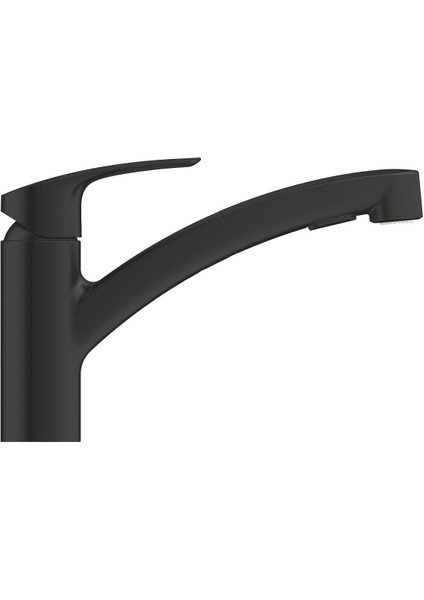 Eurosmart Tek Kumandalı Spiralli Eviye Bataryası Mat Siyah - 303052431 fiyatları