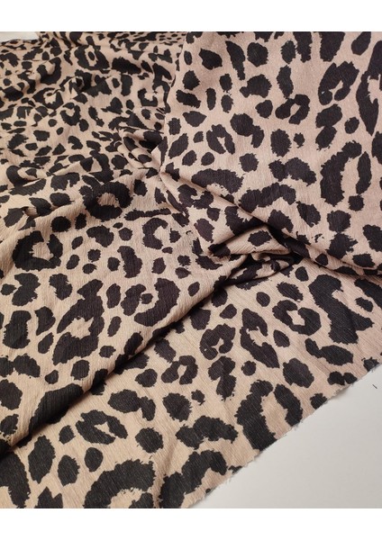 Leopar Desen Irmak Örme Jarse (En 150 cm x Boy 160 Cm) indirimleri