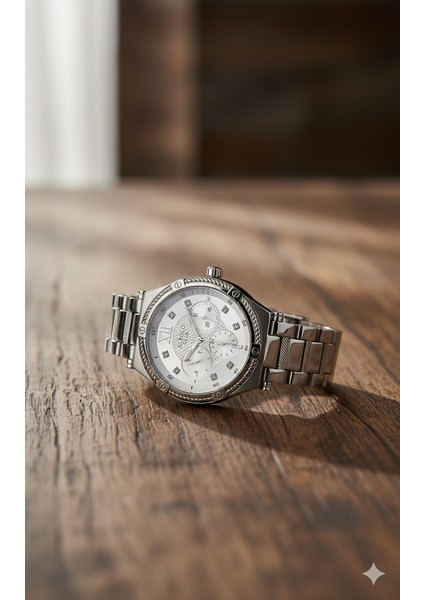 Jg. Polo Club Kadın Kol Saati Gümüş Renk, Beyaz Kadran - Şık Metal Kordon, 2 Yıl Garantili fiyatları