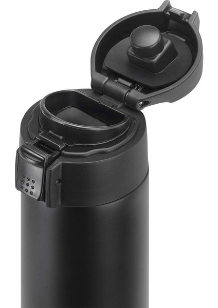 Thermo Matara, 7 Saat Sıcak 12 Saat Soğuk Tutar, Paslanmaz Çelik, Siyah, 450 ml modelleri