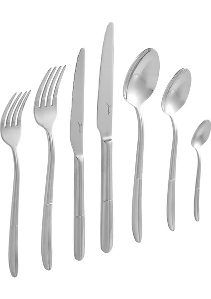 9401 84 Parça 12 Kişilik Çatal Kaşık Bıçak Seti Kutulu