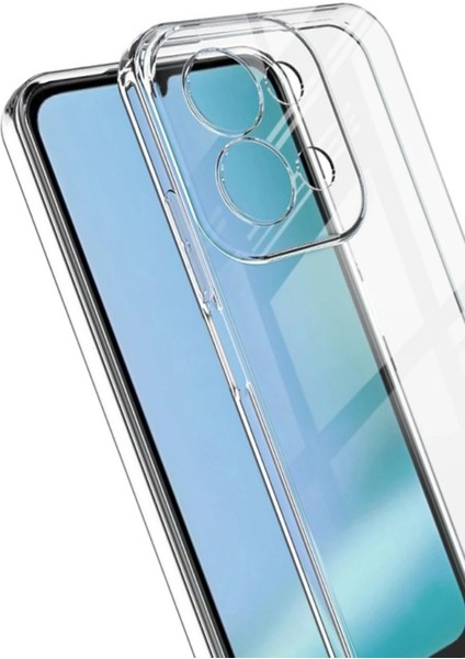 Xiaomi Redmi 15C Uyumlu Kılıf Süper Silikon Kamera Korumalı Şeffaf Renksiz modelleri
