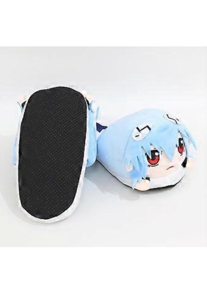 Karikatür Çift Ev Terlik Yeni Yüzyıl Evanjelik Asker Peluş Terlik Rei Ayanami Animasyon Sonbahar Kış Pamuk Terlik indirimleri