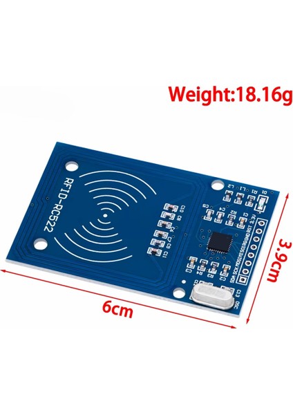 RC522 Rfid Nfc Modülü 13.56 Mhz-Mavi fiyatları