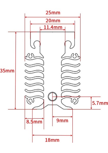 Creality Ender 3 V3 Ke-V3 Se Uyumlu Soğutucu Alüminyum Radyatör-Gümüş fiyatları