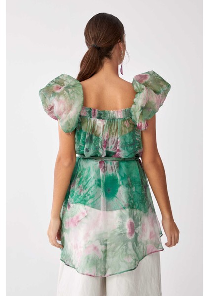 Kol Detaylı Desenli Tunik Standart Renk Y2013307_089 modelleri