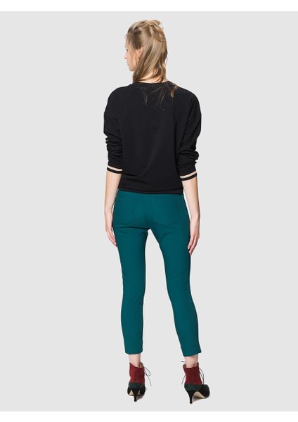 Havuç Paça Nefti Kadın Pantolon Yeşil K1812009_012 fiyatları