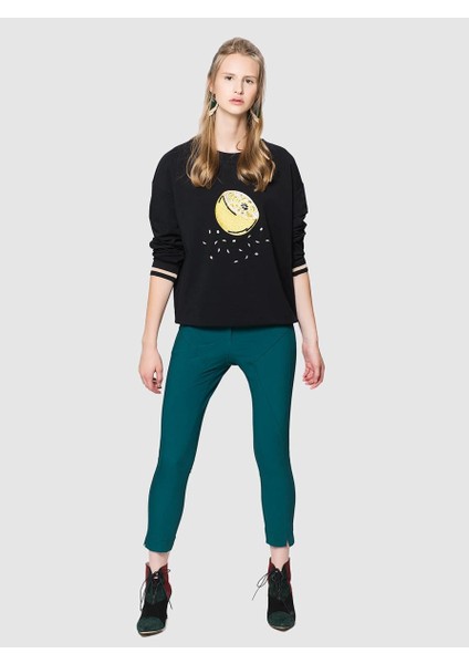 Havuç Paça Nefti Kadın Pantolon Yeşil K1812009_012 modelleri