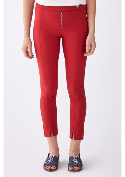 Paça Detaylı Pantolon Kiremit K1912067_016