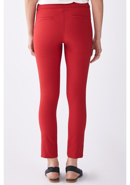 Paça Detaylı Pantolon Kiremit K1912067_016 modelleri