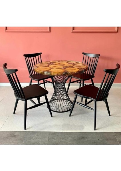 Ahşap Amerikan Retro Sandalye