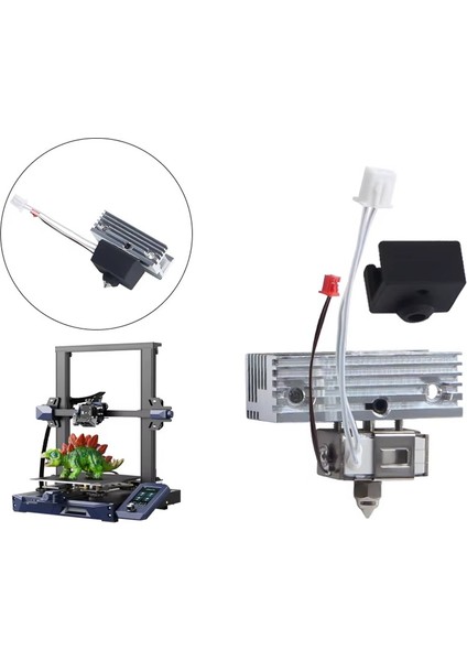 Creality Ender 3 S1 Serisi Geliştirilmiş 80W Full Hotend Set-Alüminyum Soğutucu Dahil