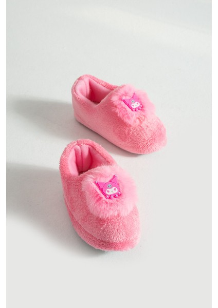 Kız Çocuk Panduf Ev Patiği Pamuk Astarlı Kuromi Figür Kışlık Yumuşacık Ev Kreş Ayakkabısı fırsatları