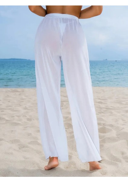 Plaj Bikini Üstü Tül Pantolon- Deniz Pantolon- Yazlık Rahat Tül Pantolon fiyatları