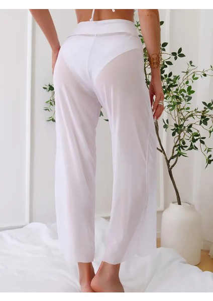 Plaj Bikini Üstü Tül Pantolon- Deniz Pantolon- Yazlık Rahat Tül Pantolon modelleri