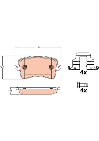ARKA BALATA A4-A5-Q5 2009 8K0698451 8K0698451A WVA24606