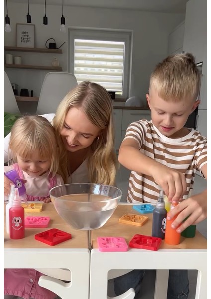 Pofudukya Oyun Seti 3 Jel Şişe ve 3 Adet Kalıp