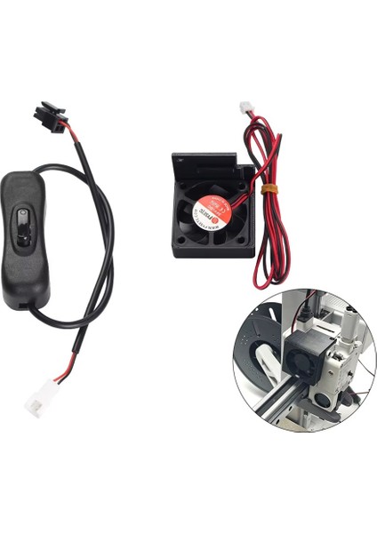 Bambu Lab A1 Serisi Uyumlu Extruder Motoru Soğutma Fanı Güncelleştirmesi