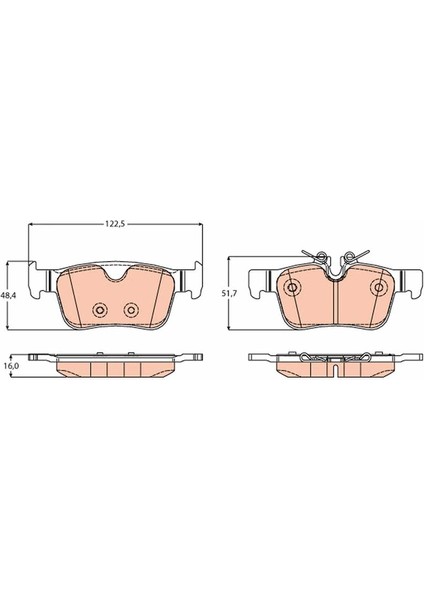 ARKA BALATA VOLVO S90 2.0D3 2.0D4 2.0D5 2.0T5 2.0T6 2016 590 2016 XC60 2017 560 16 İNÇ JANT 31423653 31423654 31665837 31687502