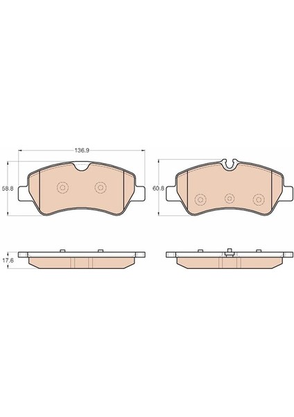 ARKA BALATA FORD TOURNEO CUSTOM-TRANSIT CUSTOM 2.2 TDCI 2012 KABLOSUZ MEBK2J2M008AA BK212M008AC BK212M008