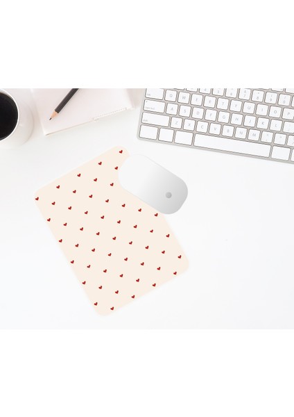 Kalp Baskılı Mouse Pad