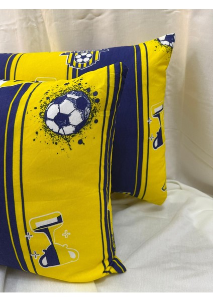 Taraftar Desen | Yastık Kılıfı 50X70 cm | Fermuarlı modelleri