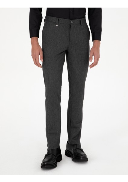 Erkek Antrasit Slim Fit Kumaş Pantolon 50292959-VR006 fiyatları