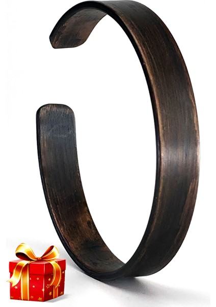 El Yapımı Ayarlanabilir Saf Bakır Bileklik Seti, Bakır Bilezik BB-308