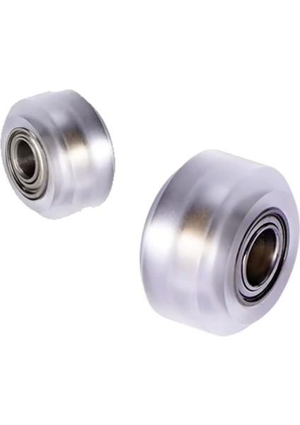 MR105ZZ Rulmanlı V Slot Teker-Beyaz