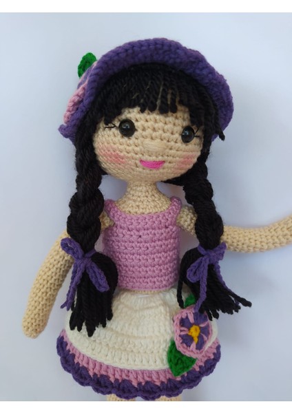 Menekşe Bebek Amigurumi Organik Oyuncak modelleri