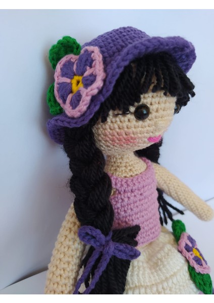 Menekşe Bebek Amigurumi Organik Oyuncak fırsatları