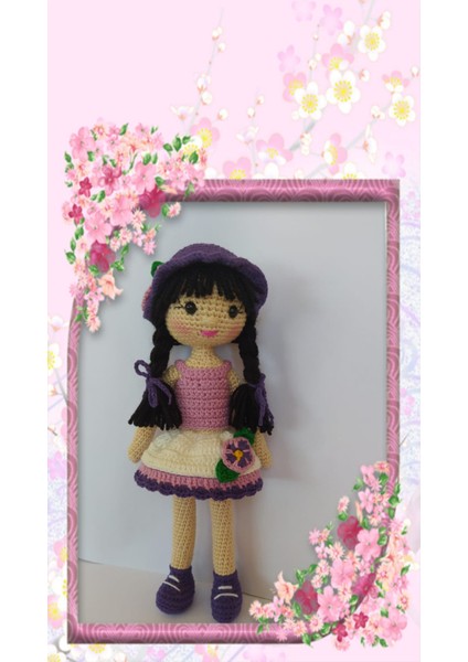 Menekşe Bebek Amigurumi Organik Oyuncak indirimleri