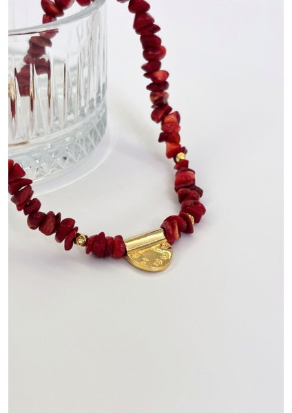 Tide Fragments No:1 Altın Kaplama Kolye