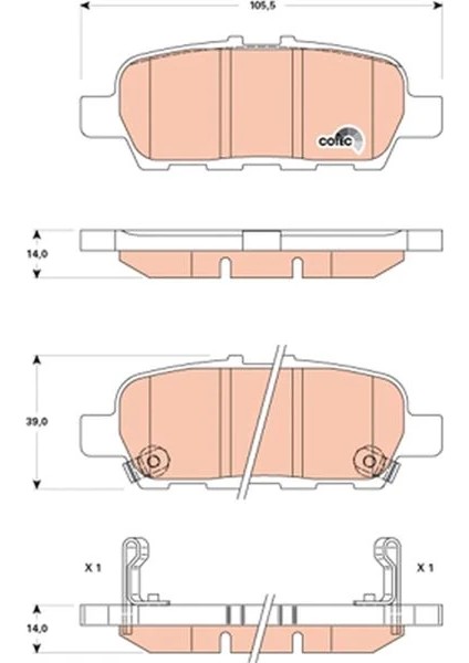 ARKA BALATA NISSAN JUKE 1.2DIG-T 1.6 DIG-T 1.5 DCI 06/2010 CUBE Z12 1.6 165 1.5 DCI D4M609N00B