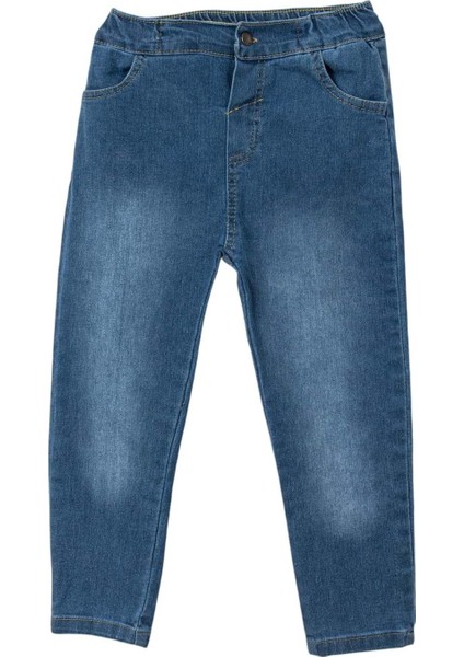 World Baskılı Sweatshırt Denım Mont Pantolon Takım - NEC251298-EKRU-3 - 4 Yaş Ekru fırsatları